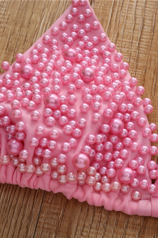 Solid Pearl Bikini Set