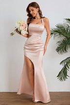 Halter Backless Gown Party Dress