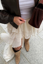 Casual Asymmetrical Hem A Line Skirt