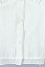 Retro Plaid Lace Trim V Neck Skirt Set