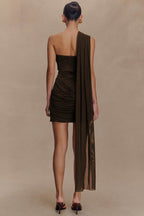 Strapless Ruched Bodycon Mini Party Dress