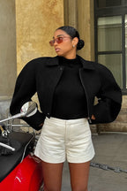 Wool Zip Front Jacket