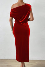 Off-The-Shoulder Bodycon Cocktail Dress