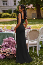 V-Neck Cami Waist-Cinched Bodycon Party Dress