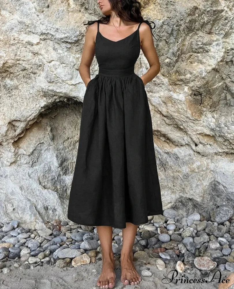 Elba Elegant Midi Dress