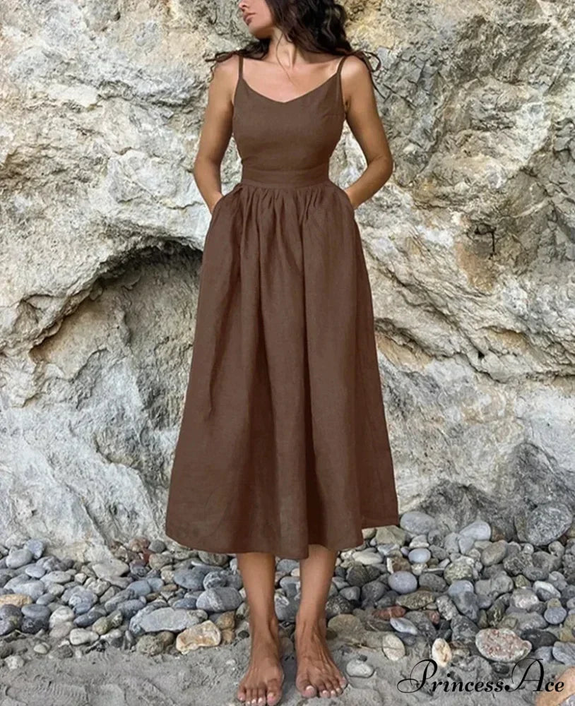Elba Elegant Midi Dress