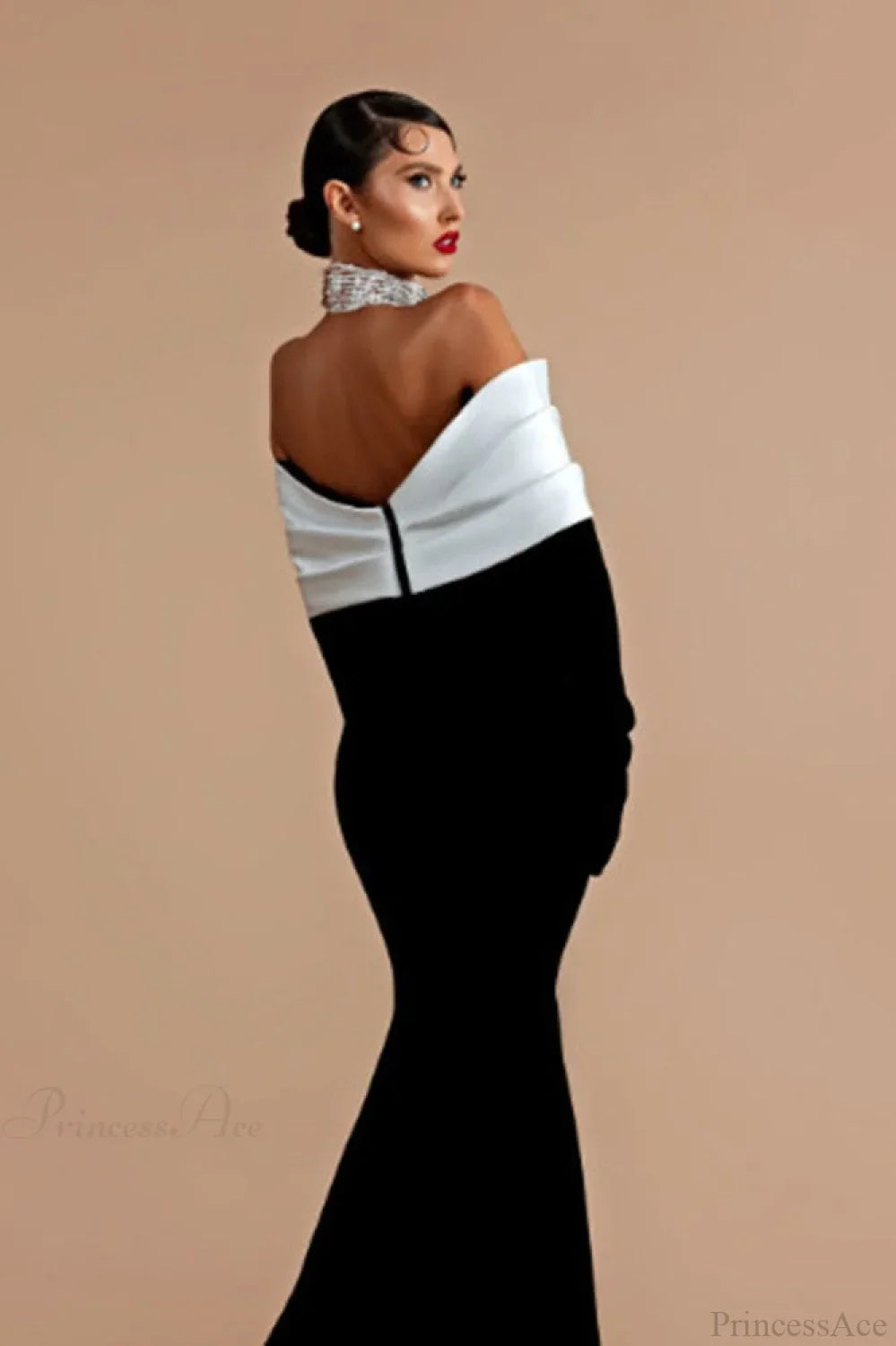 Elegant Sequin Off-The-Shoulder Evening Dress