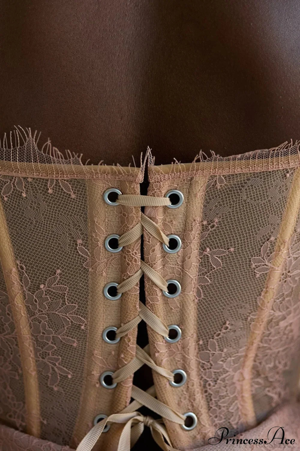 Elegant Lace Sheer Party Dress