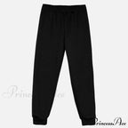 Elegant With Long Sweatshirt Set And Hoodie Lace-Up Warm Pant Solid Detail