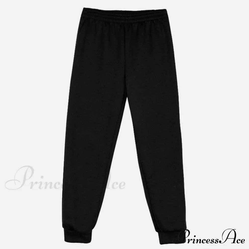 Elegant With Long Sweatshirt Set And Hoodie Lace-Up Warm Pant Solid Detail