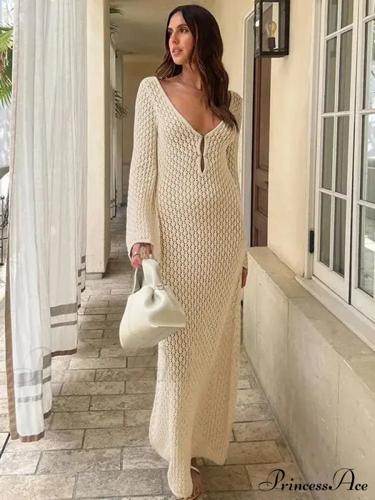 Erica Elegant Knitted Dress