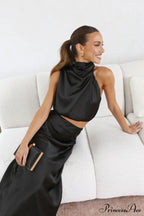 Esther Top + Charming Maxi Skirt Set