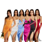 Eve Gown Dress Women Warm-Season Midi Satin Elegant Black For Party White Night Evening - Years Bodycon Dresses