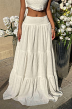High Rise Layered Flowy Skirt