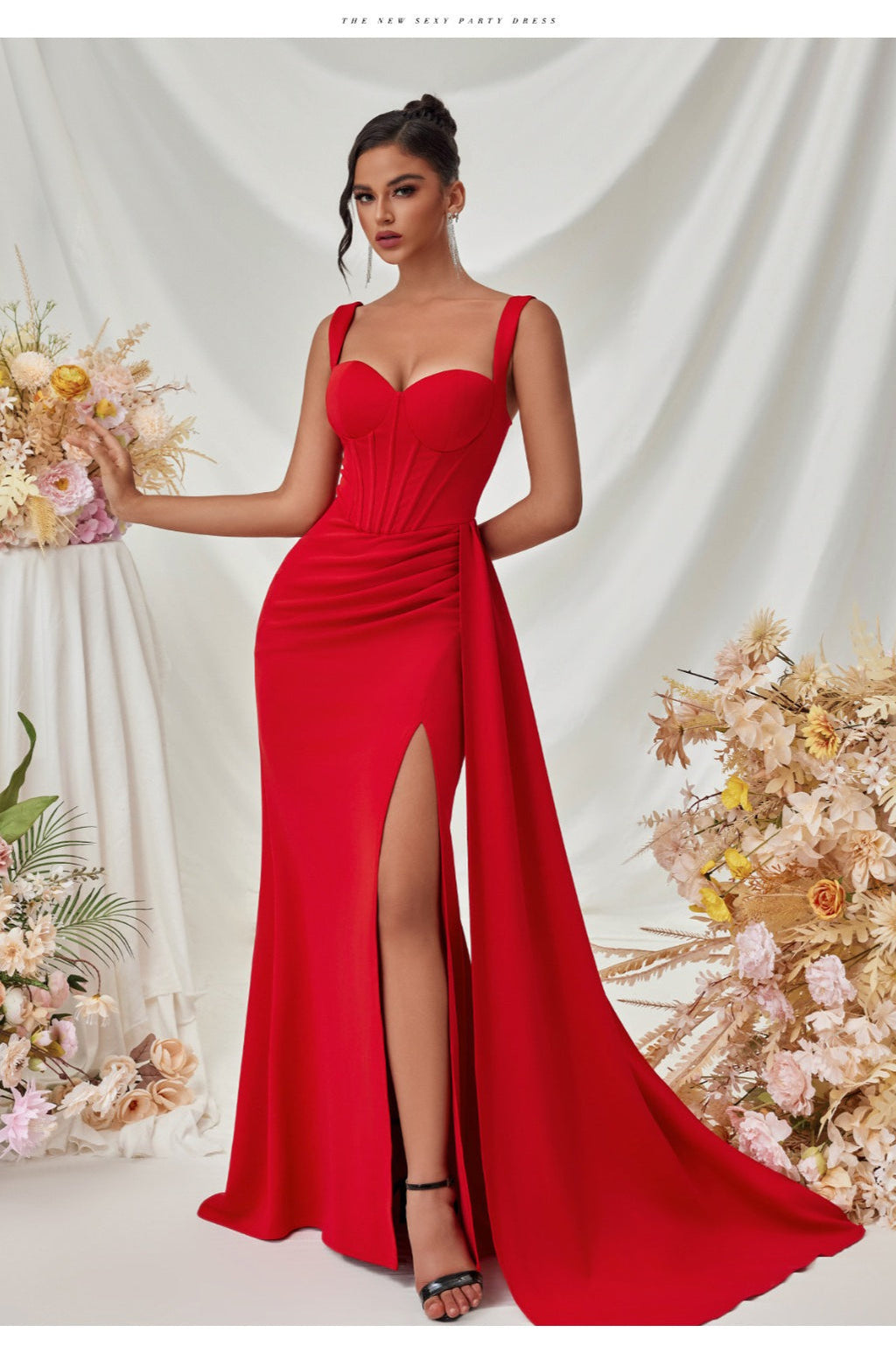 Bodycon Slit Maxi Party Dress