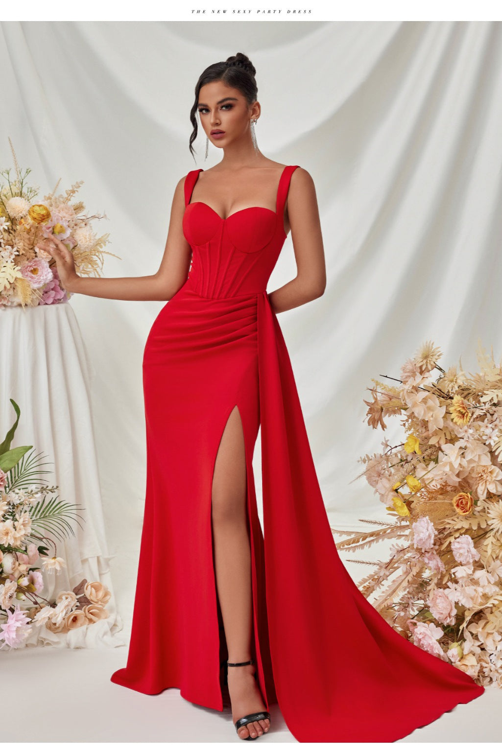Bodycon Slit Maxi Party Dress