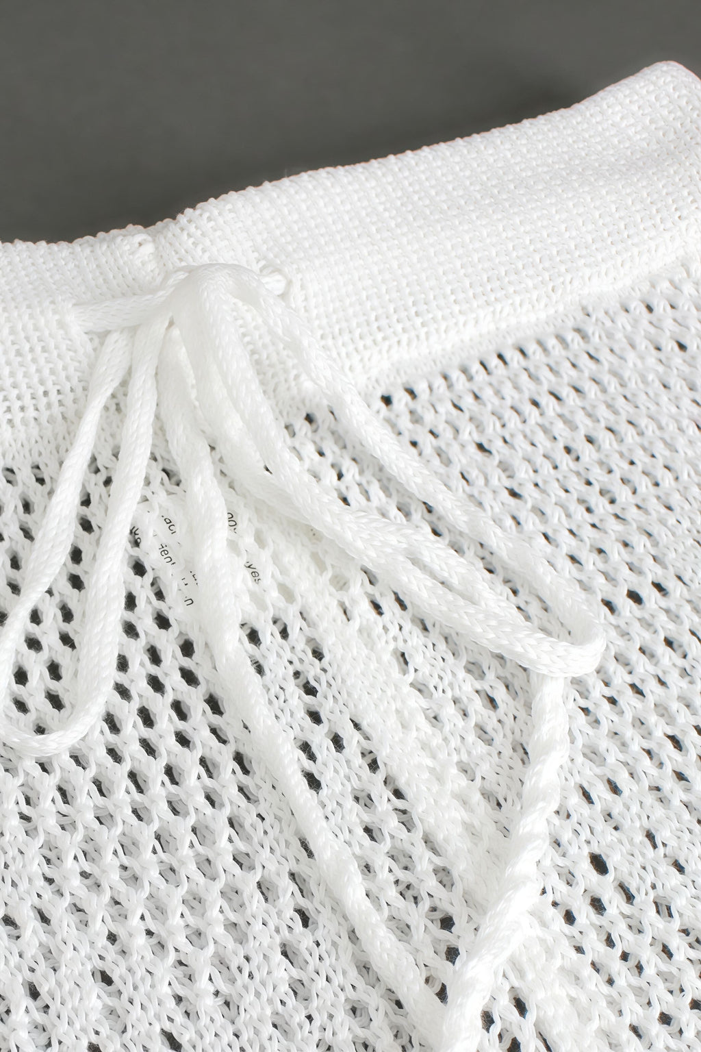 Ribbed Knit Wrap Waist Pants