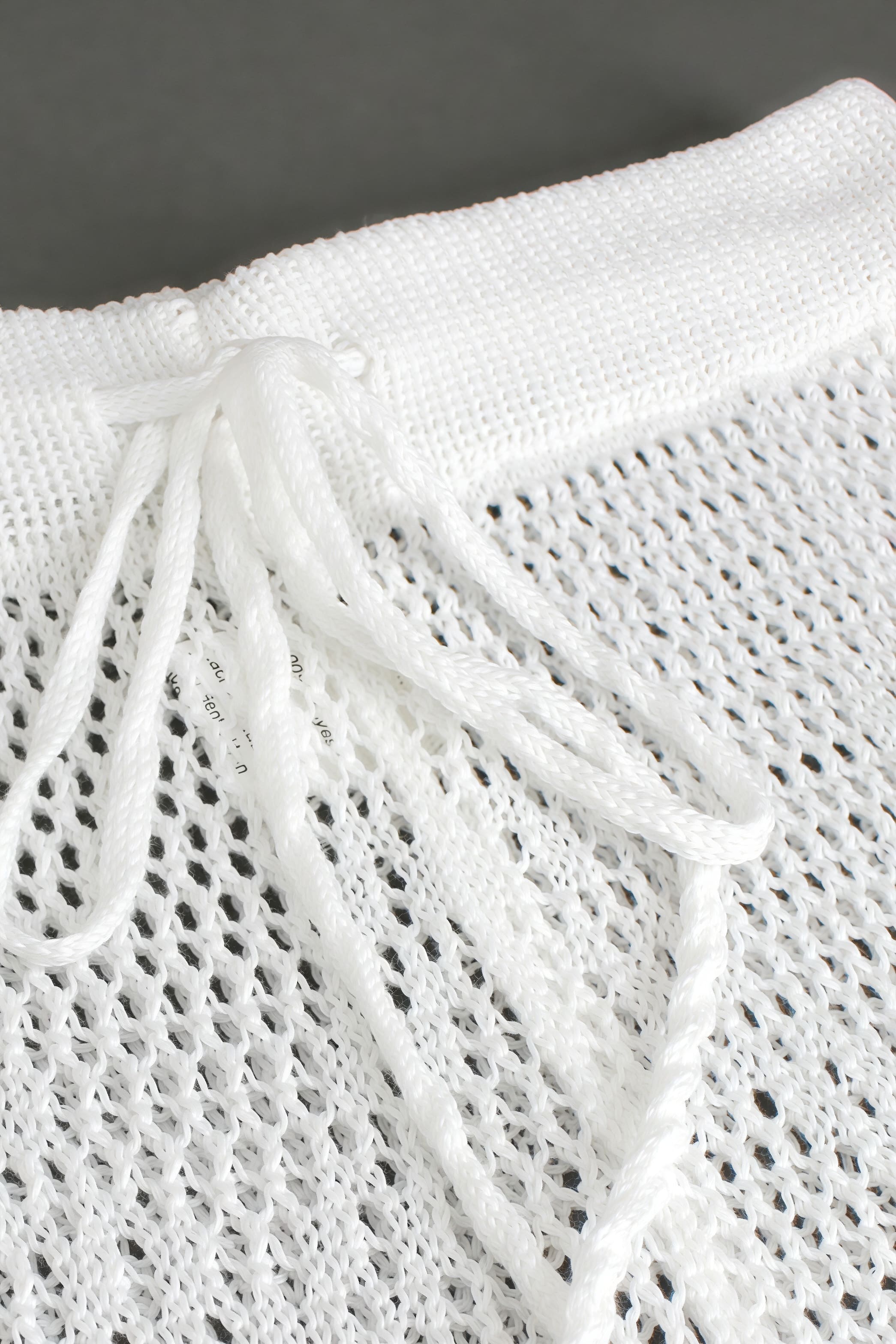 Ribbed Knit Wrap Waist Pants