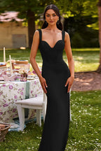 V-Neck Cami Waist-Cinched Bodycon Party Dress