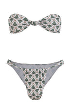 Floral Strapless Bikini Low Rise Tie Side Sets