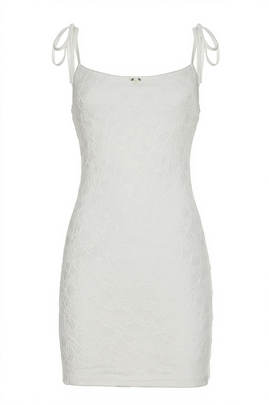 Sheer Lace Cami Bodycon High Waist Mini Dress