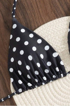 Polka Dot Push Up Bikini Set