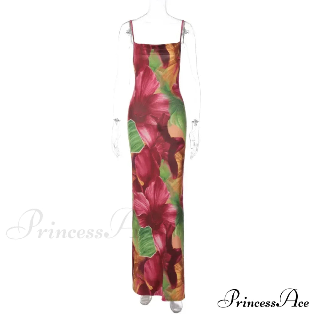 Backless Slip Maxi Dress