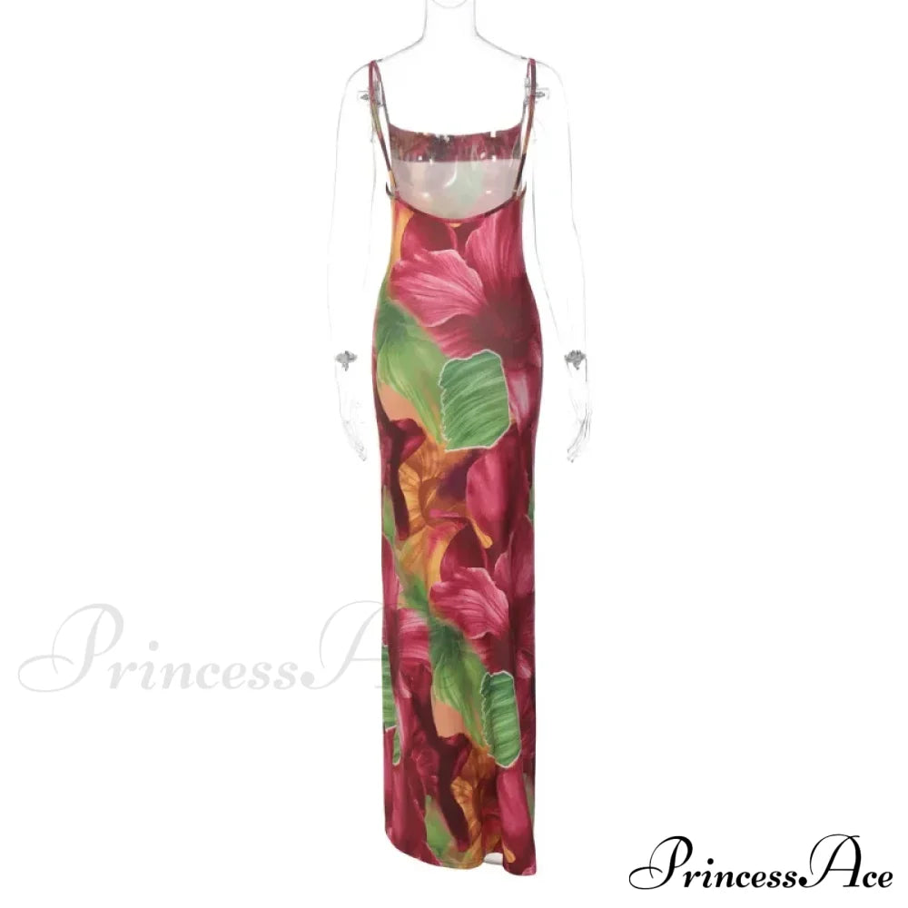Backless Slip Maxi Dress