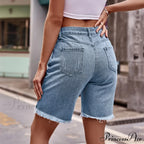 Casual Classic Retro Waist Streetwear Stright Short