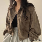 Casual Comfy Corduroy Jacket