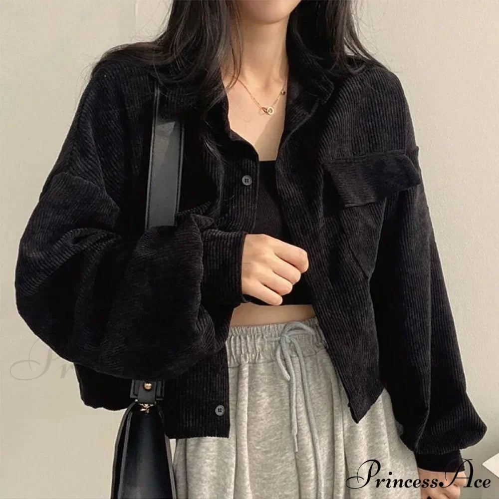 Casual Comfy Corduroy Jacket
