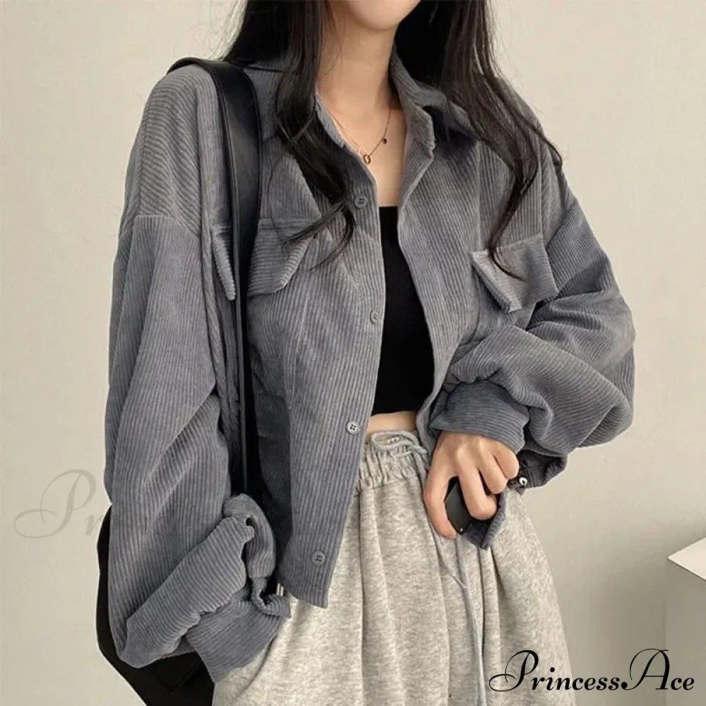 Casual Comfy Corduroy Jacket