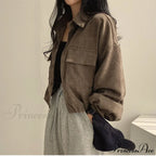 Casual Comfy Corduroy Jacket
