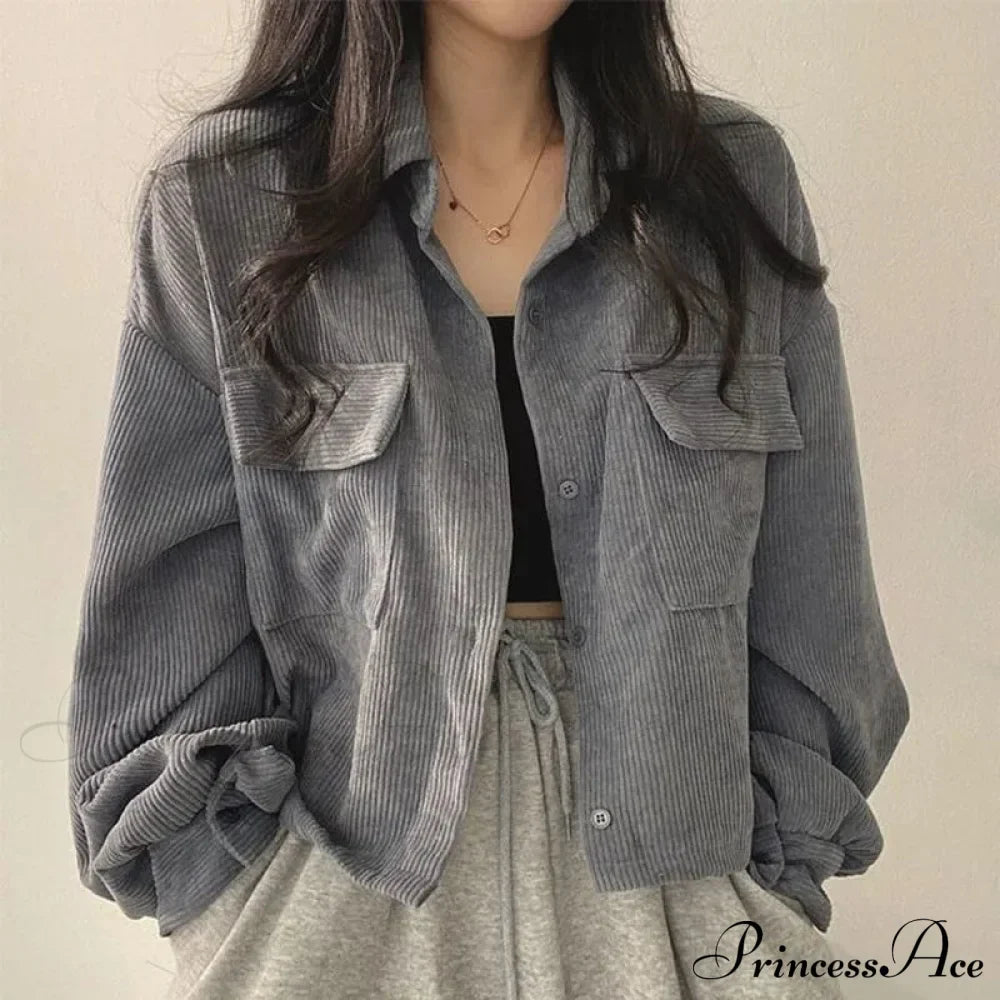 Casual Comfy Corduroy Jacket