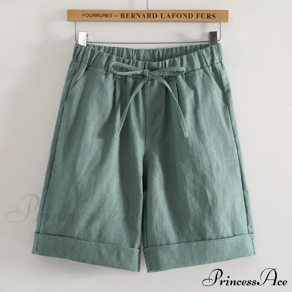 Elastic Waist Loose Shorts