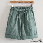 Elastic Waist Loose Shorts