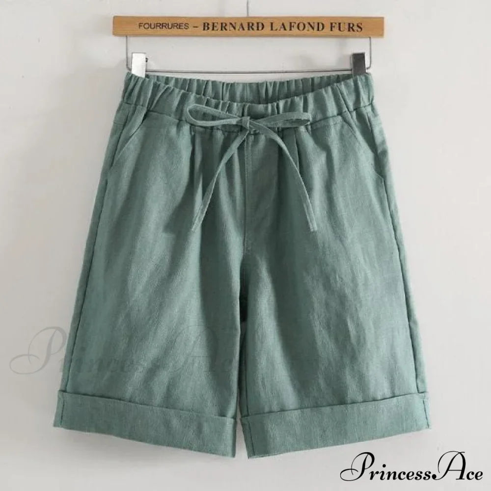 Elastic Waist Loose Shorts