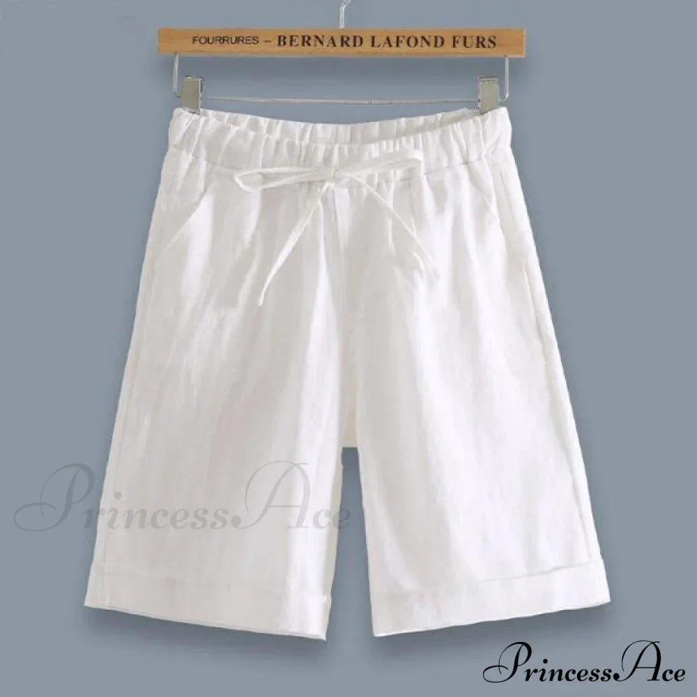 Elastic Waist Loose Shorts
