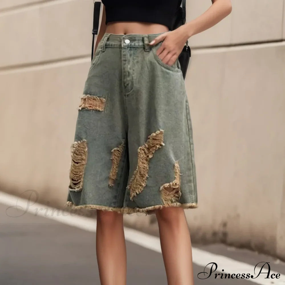 Harajuku Denim Summer High Waist Casual Vintage Jean Short