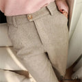 Office Wear High Waist Harem Pencil Trousers Autumn Winter Pants