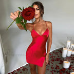 Sleeveless Mini Night Club Party Backless Y2K Clothes Streetwear Bodycon Dress