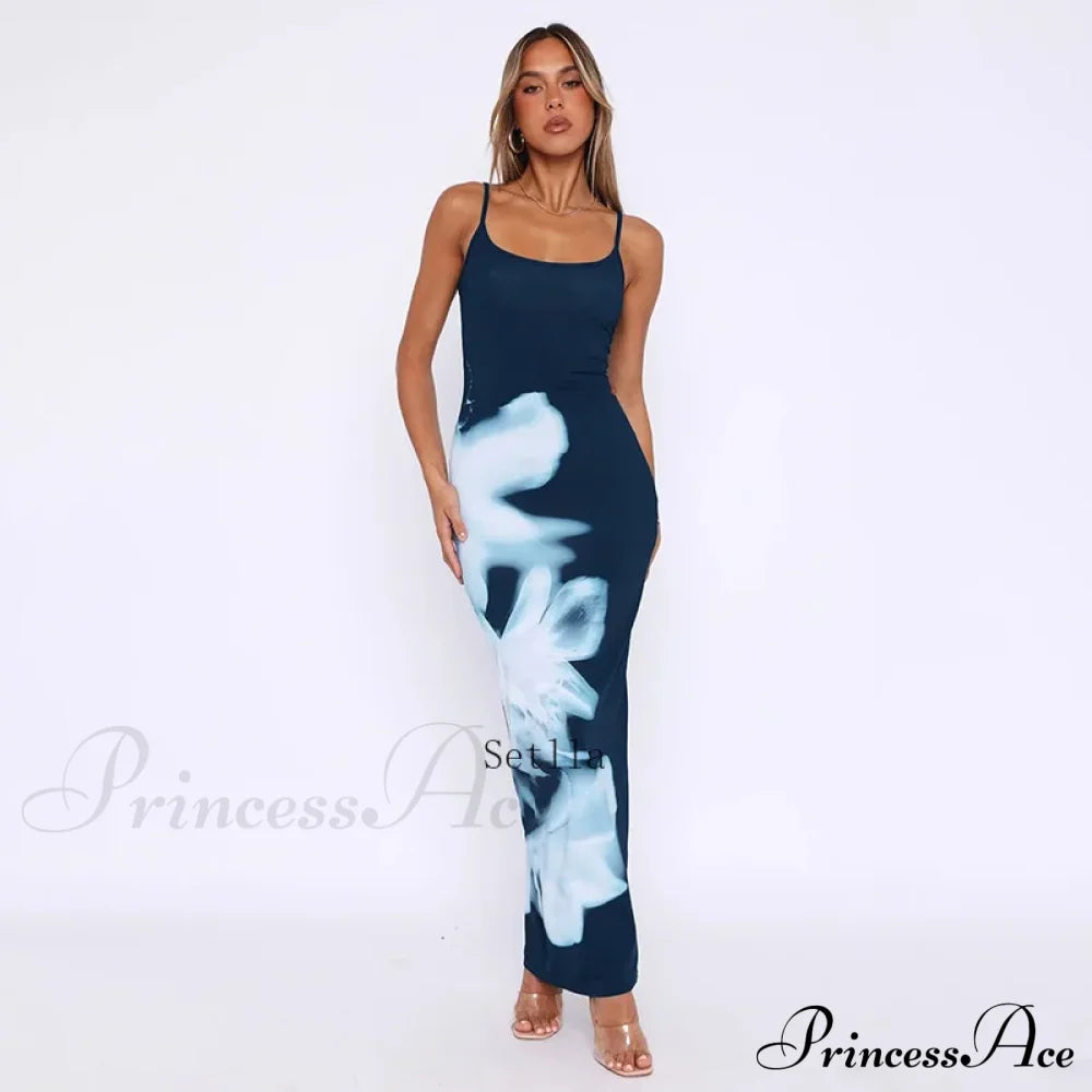 Sleeveless Slip Long Maxi Dress