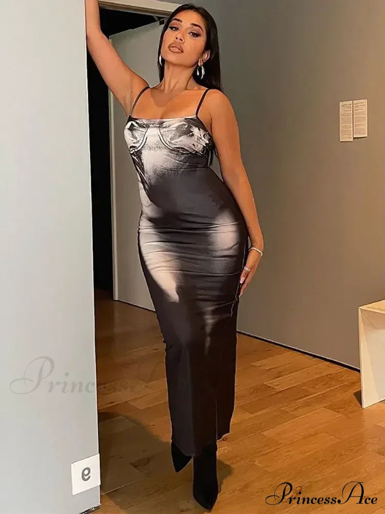 Slip Sleeveless Maxi Dress