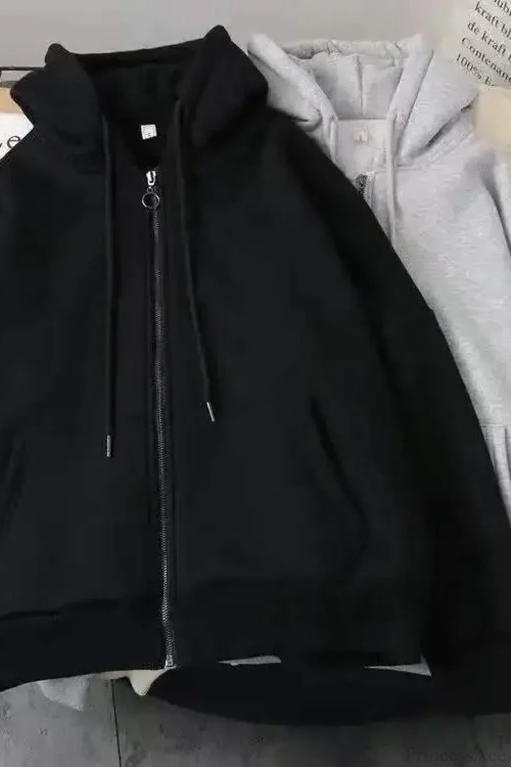 Trend Fleece Padded Zipper Hoodie