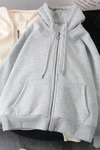 Trend Fleece Padded Zipper Hoodie
