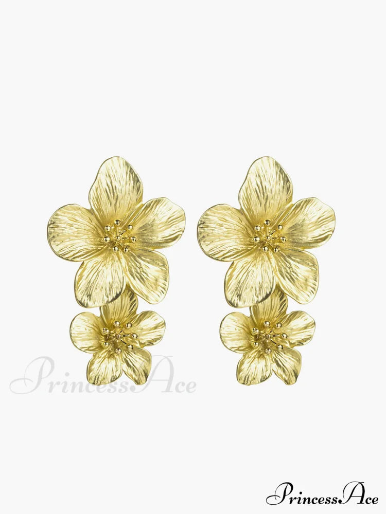 Charming Flower-Shaped Earrings