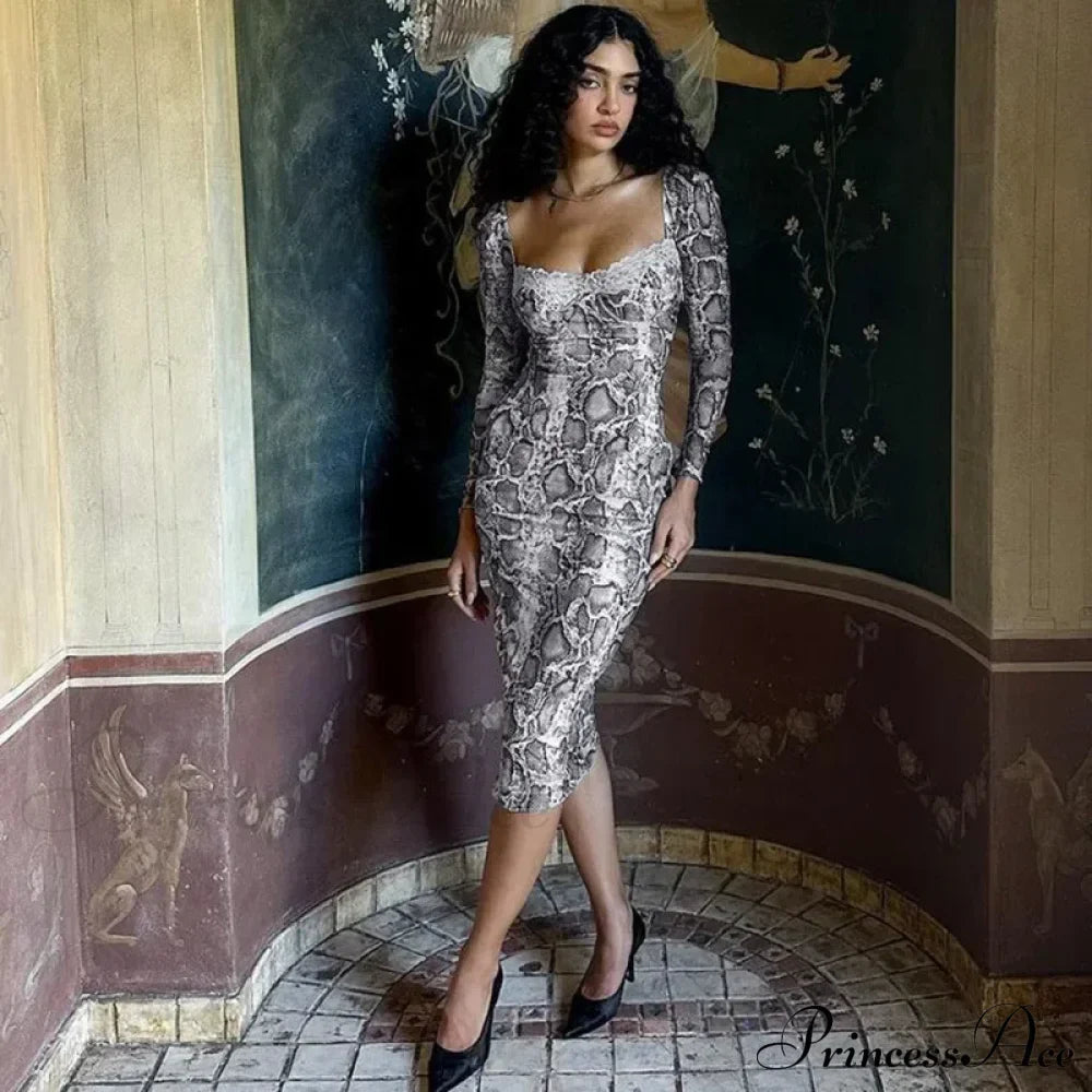Exotic Elegant Sophisticated Trendy Alluring Midi Dress