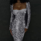 Exotic Elegant Sophisticated Trendy Alluring Midi Dress