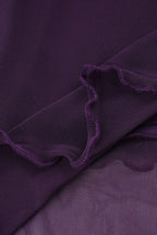 Elegant Ruffle Double Mesh Skirt
