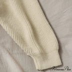 Solid Casual Short Knitted Cardigans
